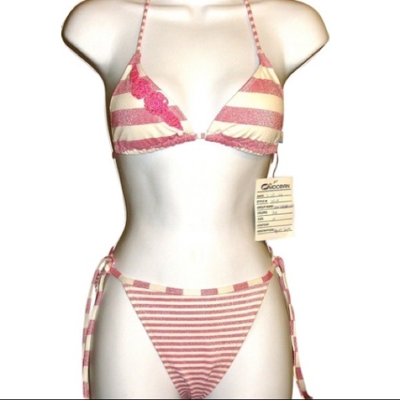 In Mocean Other - In Mocean Candy Stripe Pink Bikini In Mocean Other - In Mocean Candy Stripe Pink Bikini